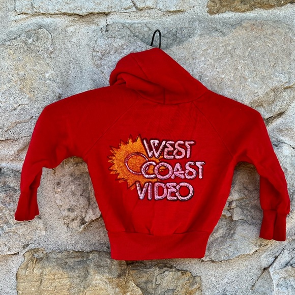 Vintage 80s west coast video toddler hoodie - Picture 1 of 8